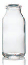 50 ml infuusflacon, helder, type 1 geblazen glas