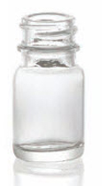 30/40 ml diagnosefles, helder, type 1 geblazen glas